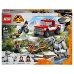 LEGO Jurassic World 76946 La Capture des Vélociraptors Beta et Blue