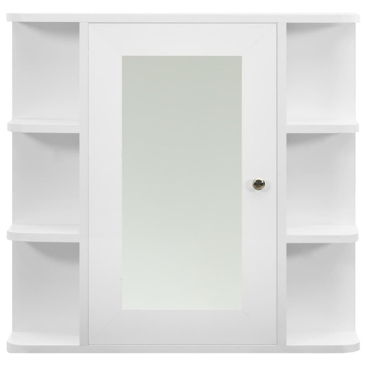 VIDAXL Armoire a miroir de salle de bain Blanc 66x17x63 cm MDF
