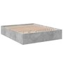 Voir la diapositive 3 : VIDAXL Cadre de lit sans matelas gris beton 150x200 cm