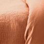 Voir la diapositive 2 : Home collection Parure housse de couette 100% gaze de coton 57 fils - kaki