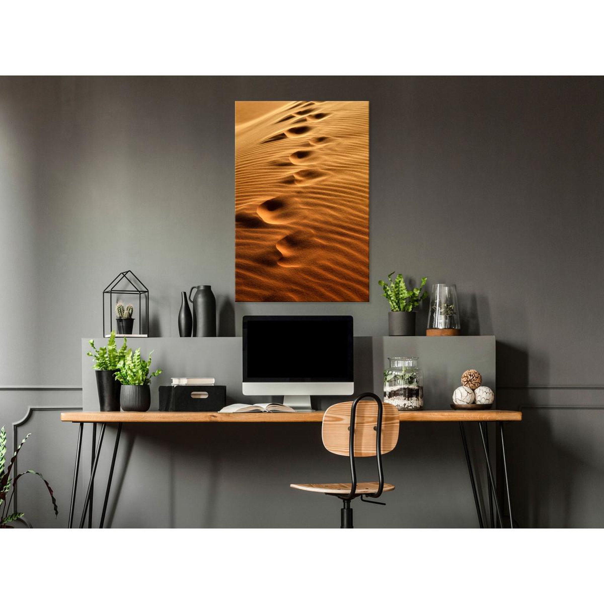 Voir la diapositive 2 : Paris Prix Tableau imprimé  traces on the sand