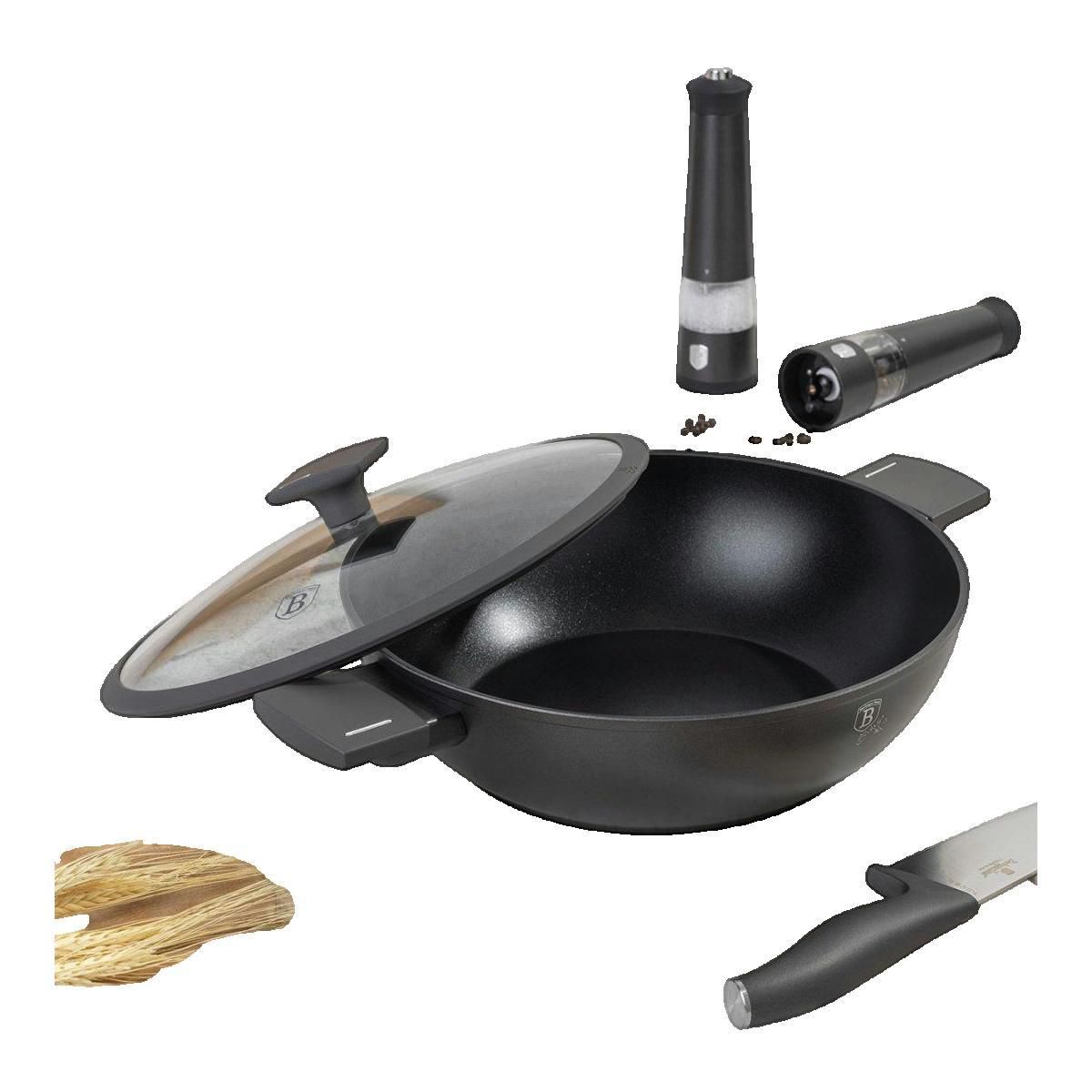 Berghoff Wok Berlinger-Haus BH-8125 Anthracite 30 cm