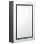 Voir la diapositive 3 : VIDAXL Armoire de salle de bain a miroir LED Gris 50x13x70 cm