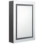 Voir la diapositive 3 : VIDAXL Armoire de salle de bain a miroir LED Gris 50x13x70 cm