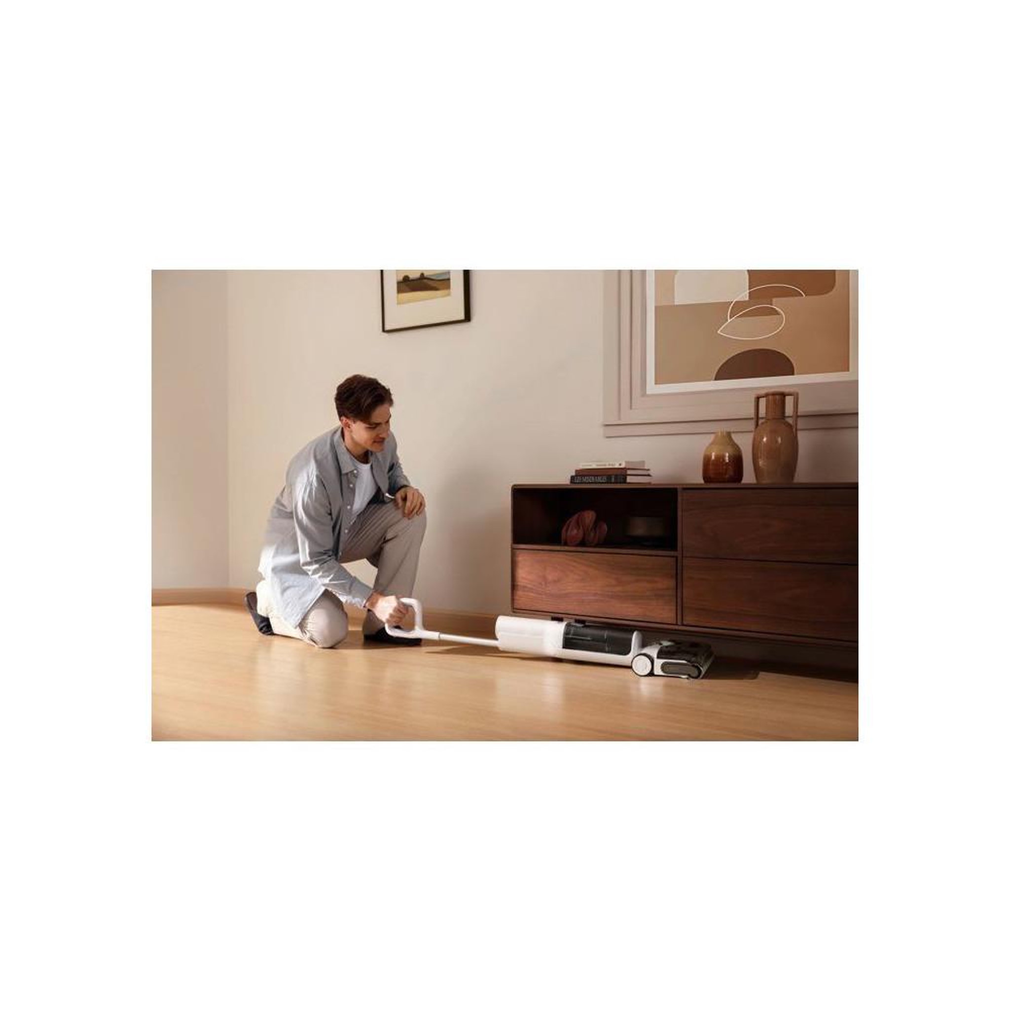 Voir la diapositive 5 : ROBOROCK Aspirateur robot sans fil laveur et aspirateur 2 en 1, lavage simultané, 20 000 Pa, autonomie jusqu'à 40 min, réservoir eau propre 0,87 L et sale 0,72 L, technologie FlatReach 2.0