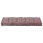 Voir la diapositive 3 : VIDAXL Coussin de plancher de palette Coton 120x40x7 cm Taupe
