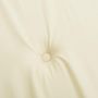Voir la diapositive 5 : VIDAXL Coussin de banc de jardin creme 200x50x3 cm tissu oxford