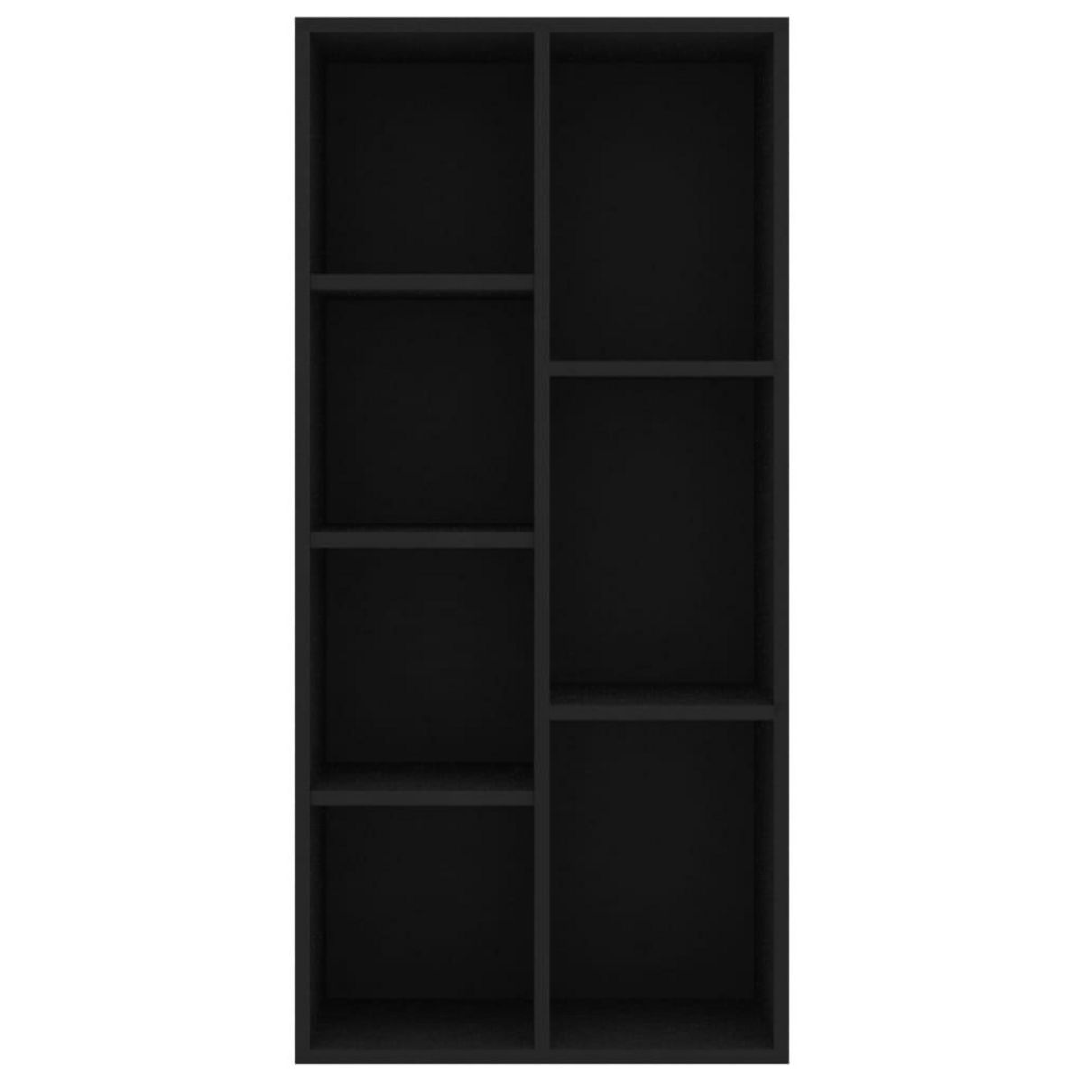 VIDAXL Bibliotheque Noir 50x25x106 cm Bois d'ingenierie