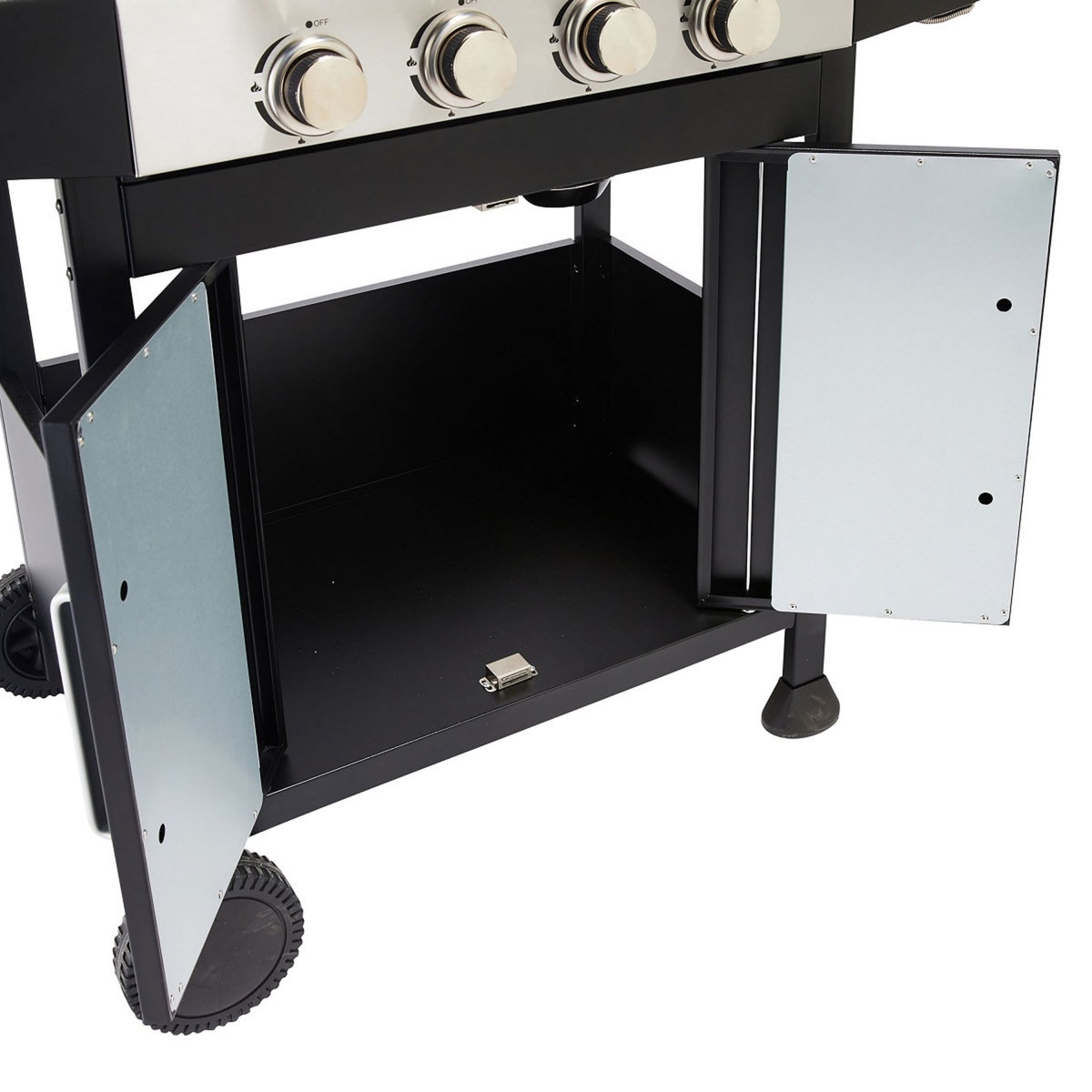 GARDENSTAR Barbecue à gaz en acier 4 brûleurs + 1 latéral MISTRA