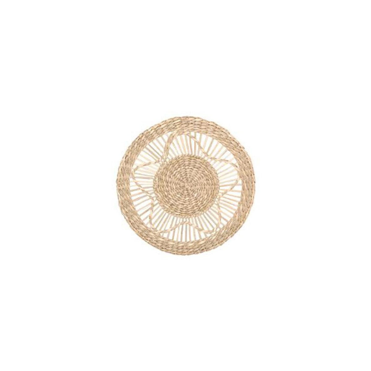 ATMOSPHERA Décoration Murale Ronde  Seagrass  38cm Naturel