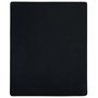Voir la diapositive 2 : VIDAXL Draps-housses Jersey 2 pcs Noir 160x200 cm Coton