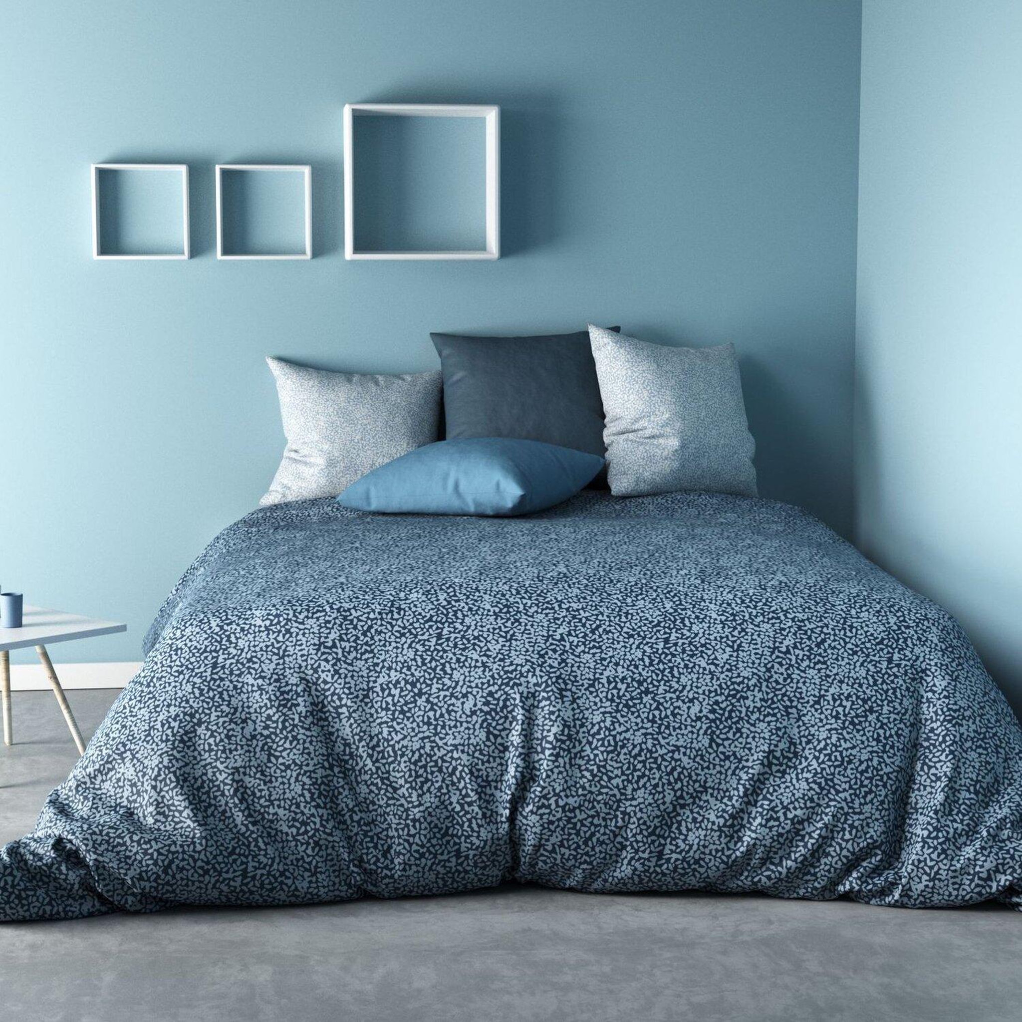 Home collection Parure de drap 100% coton zoe. Coloris disponibles : Beige