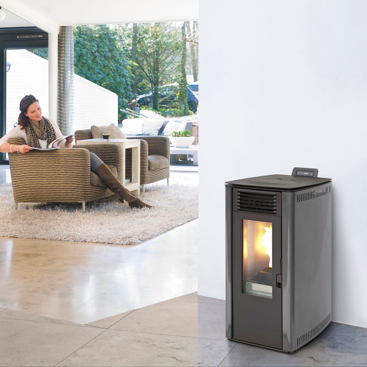 Poêle à granulés Eurostove 74 S-line - 7.4kW