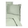 Voir la diapositive 4 : GENERIQUE Parure de lit - 1 housse de couette 220 x 240 cm + 2 taies d'oreiller 60 x 60 cm - 100% coton renforcé - Vert