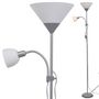 Voir la diapositive 3 : VIDAXL Lampadaire Gris