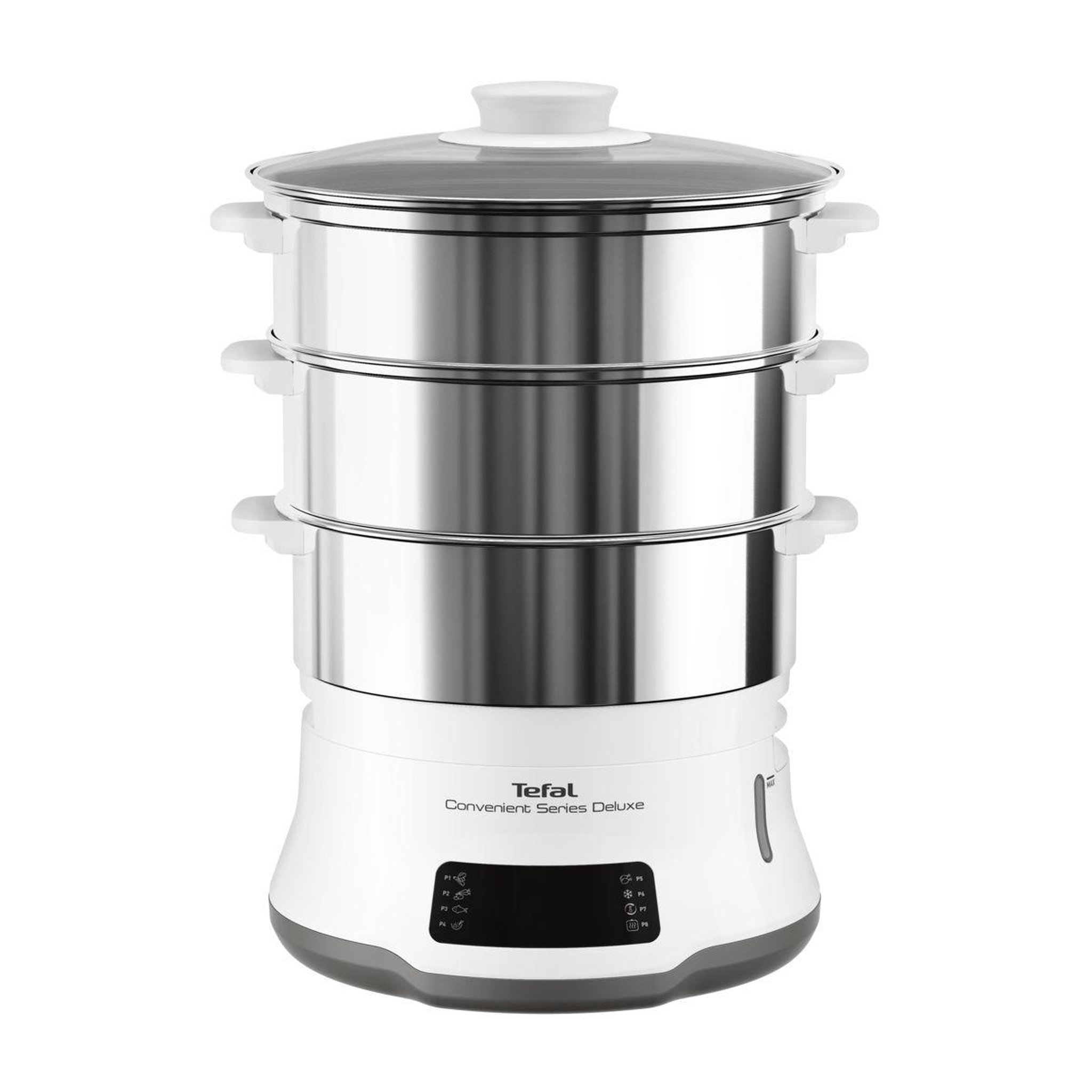 Voir la diapositive 2 : TEFAL Cuiseur vapeur Convenient series deluxe VC502D10