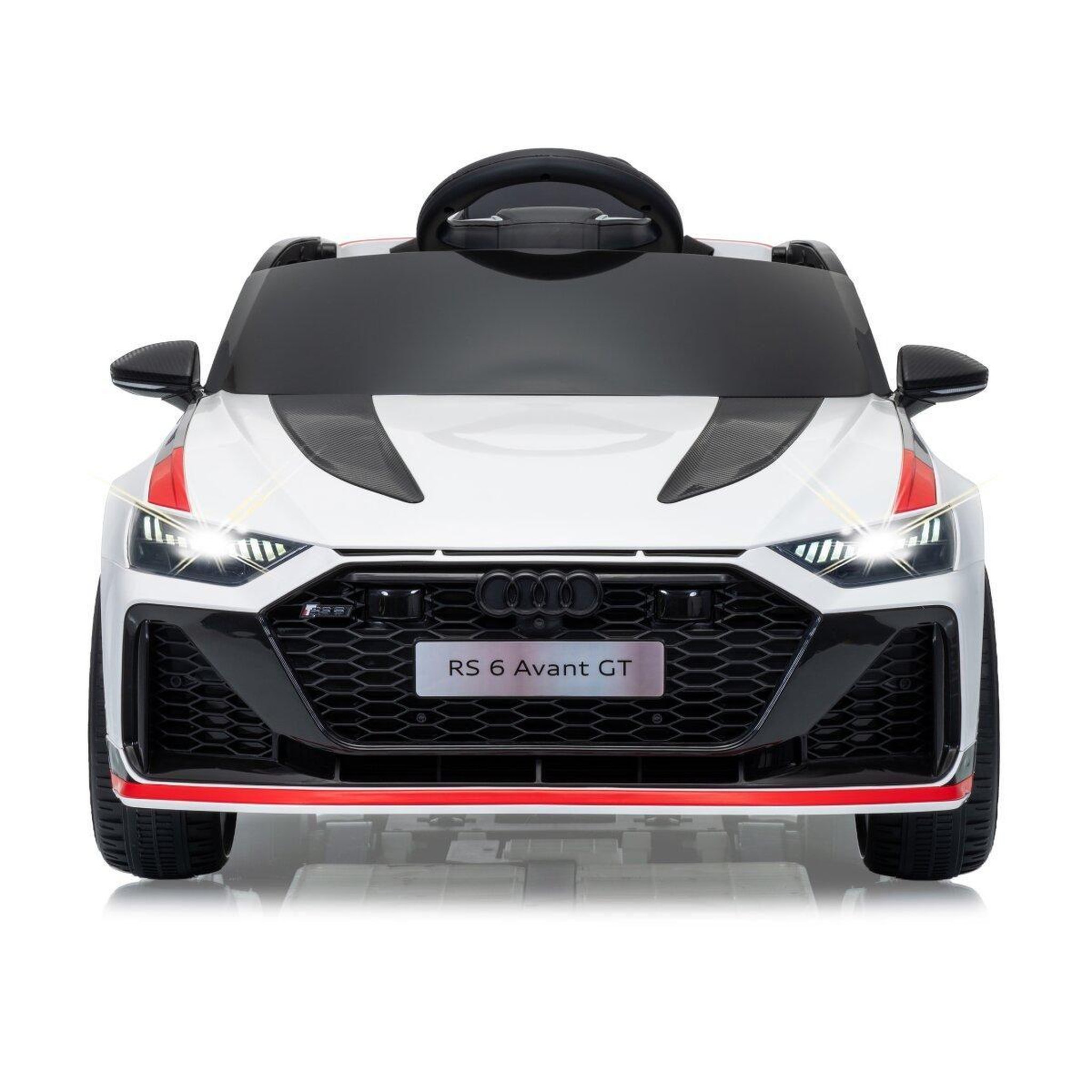 Voir la diapositive 2 : Jamara Ride-on audi rs 6 avant gt blanc 2,4ghz li-power 12.6