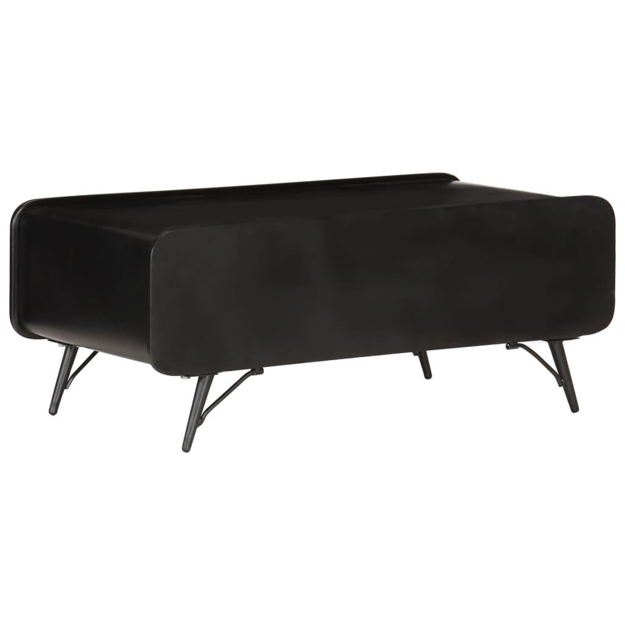 Voir la diapositive 4 : VIDAXL Table basse 100x50x40 cm Bois de manguier massif