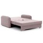 Voir la diapositive 5 : BEST MOBILIER Michelle - canapé droit 3 places convertible avec coffre en velours