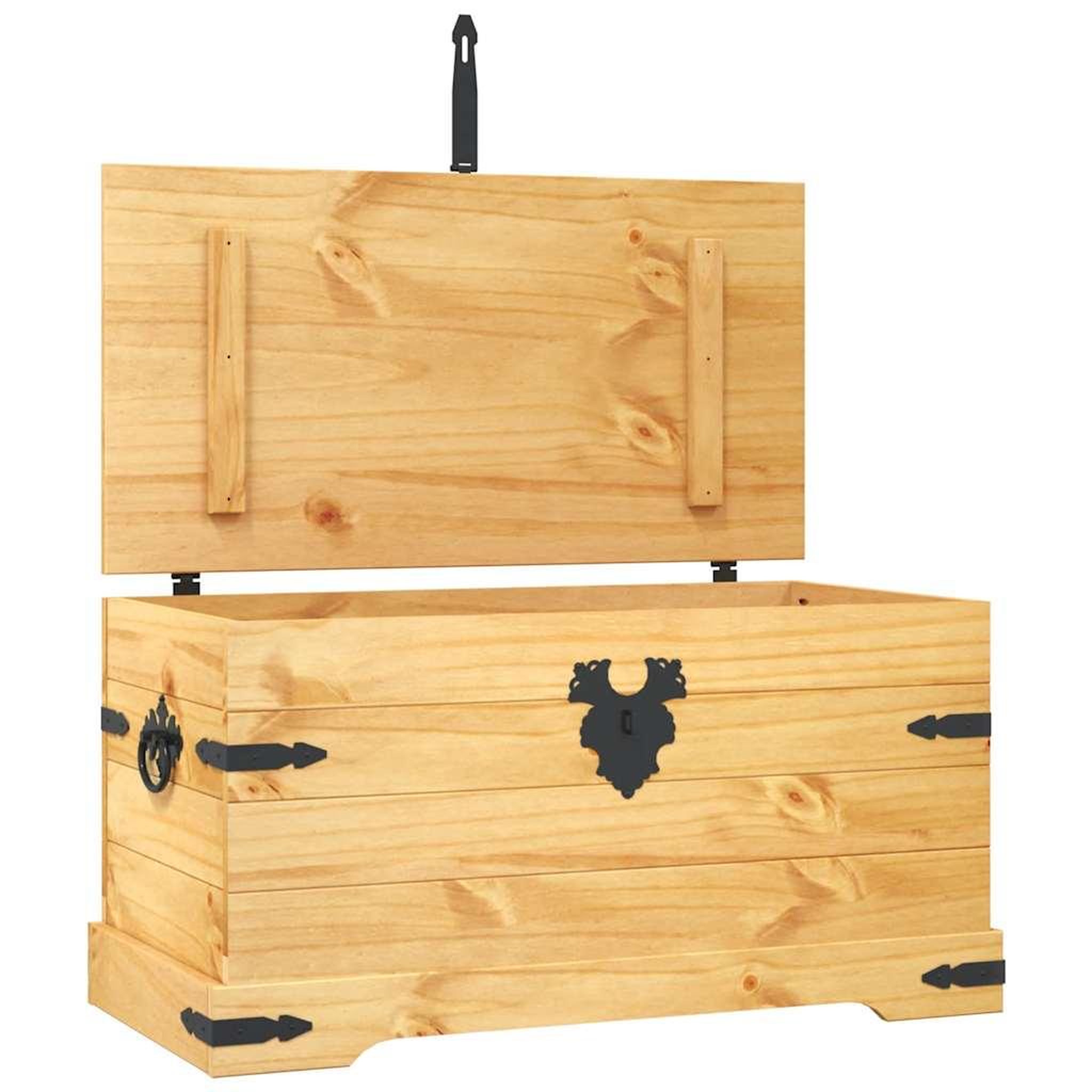 VIDAXL Coffre de rangement pin mexicain gamme  91x49,5x47 cm