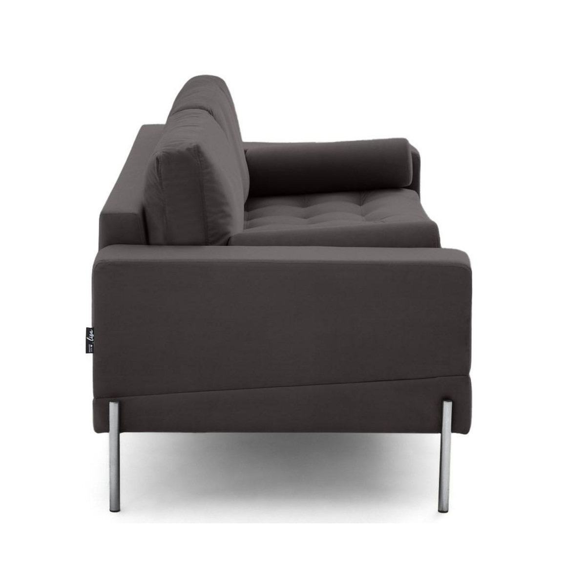 LISA DESIGN Isaure - canapé droit 3 places en velours