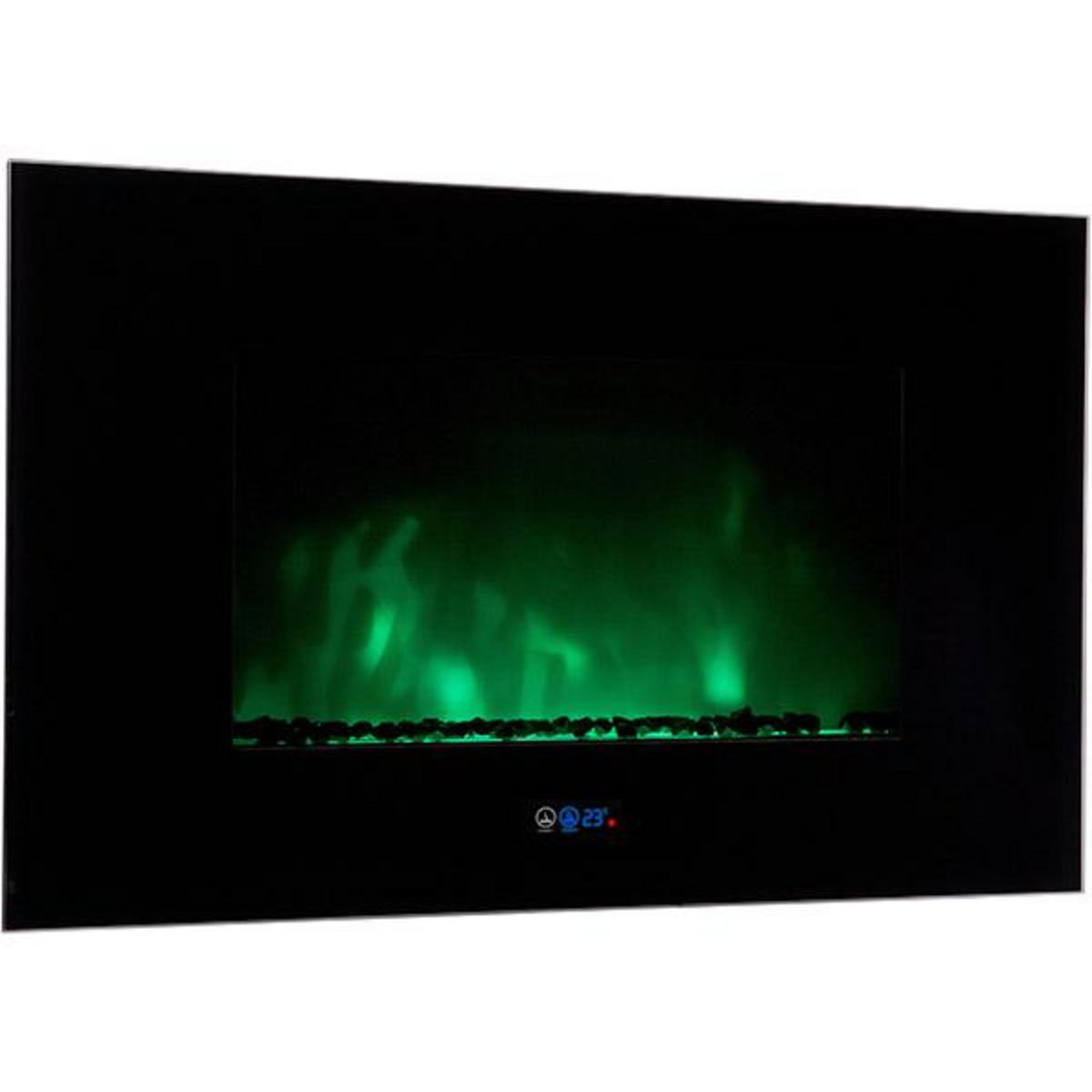 Chemin'arte Cheminée électrique 2000w avec télécommande - volcano