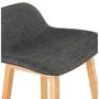 Voir la diapositive 6 : Paris Prix Tabouret de Bar  Talik  86cm Gris Foncé & Naturel