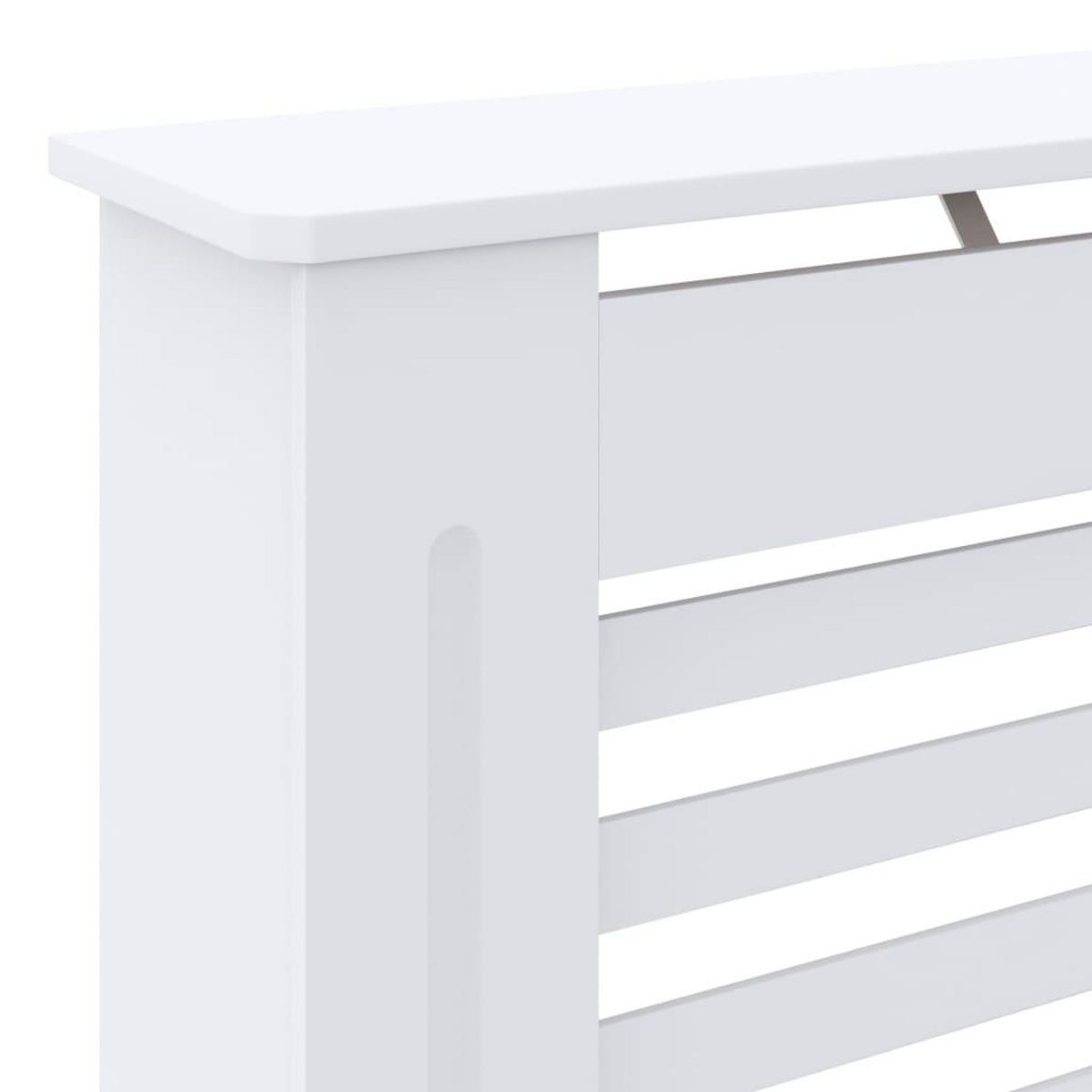 VIDAXL Cache-radiateur MDF Blanc 78 cm