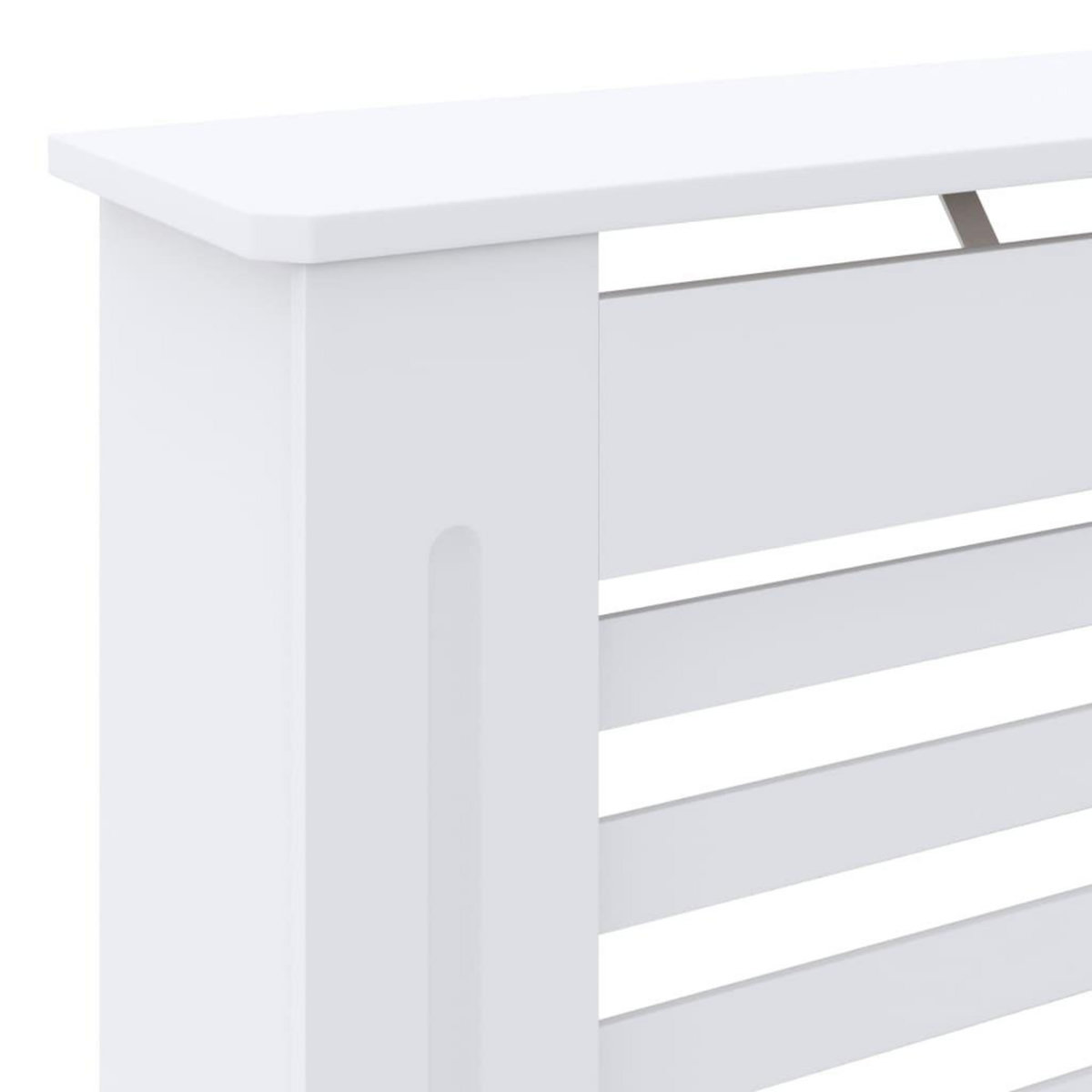 VIDAXL Cache-radiateur MDF Blanc 78 cm