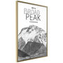 Voir la diapositive 1 : Paris Prix Affiche Murale Encadrée  Peaks of the World Broad Peak