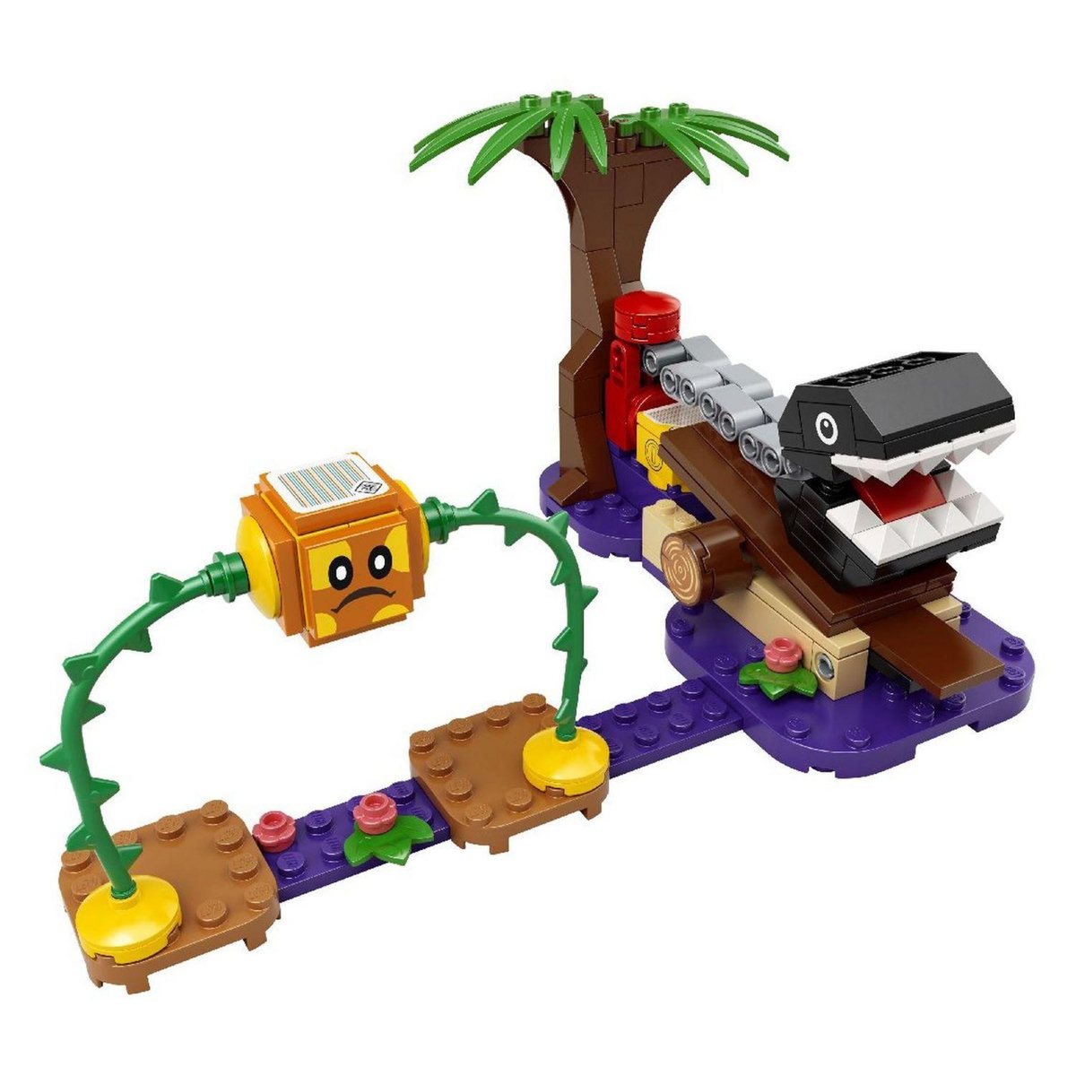 LEGO Super Mario 71381 Ensemble d'extension La rencontre de Chomp dans la jungle