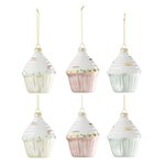 Paris Prix Lot de 6 Sujets de Noël  Cake  10cm Multicolore