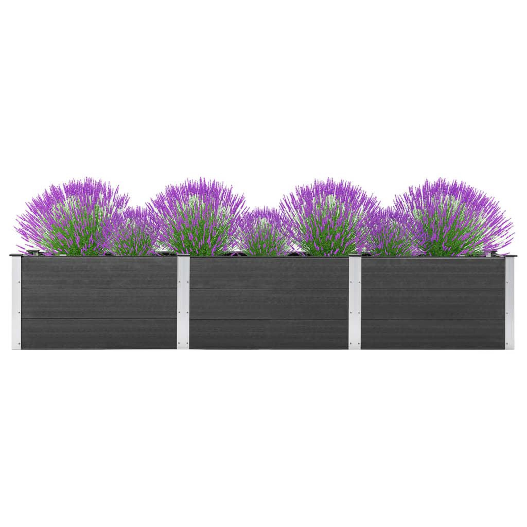 Voir la diapositive 1 : VIDAXL Plate-forme surelevee de jardin 300x50x54 cm WPC Gris