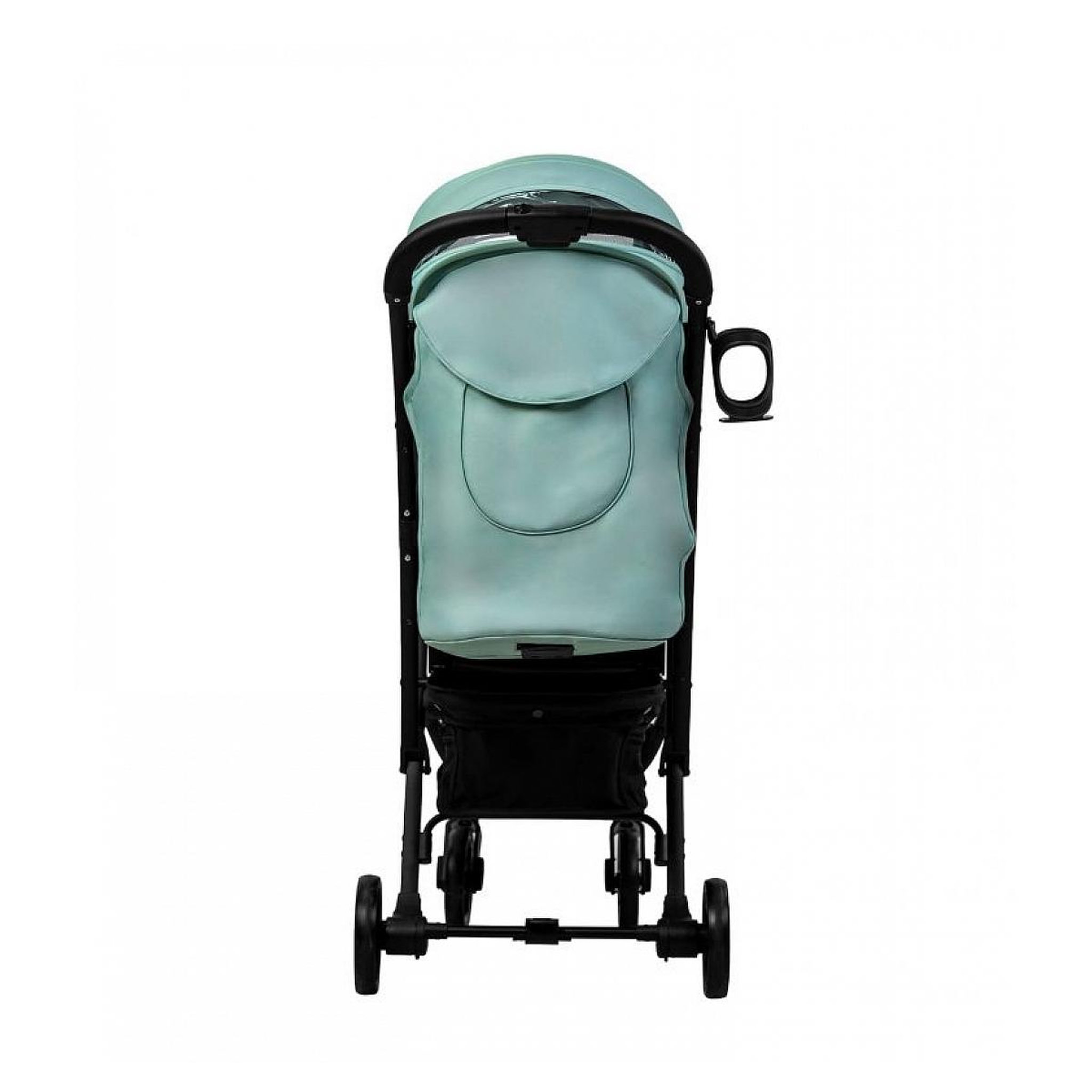 Voir la diapositive 4 : Asalvo Poussette en Coton Écologique - Couleur Vert Vibrant