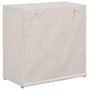 Voir la diapositive 3 : VIDAXL Armoire a chaussures avec housse Blanc 79x40x80 cm  Tissu