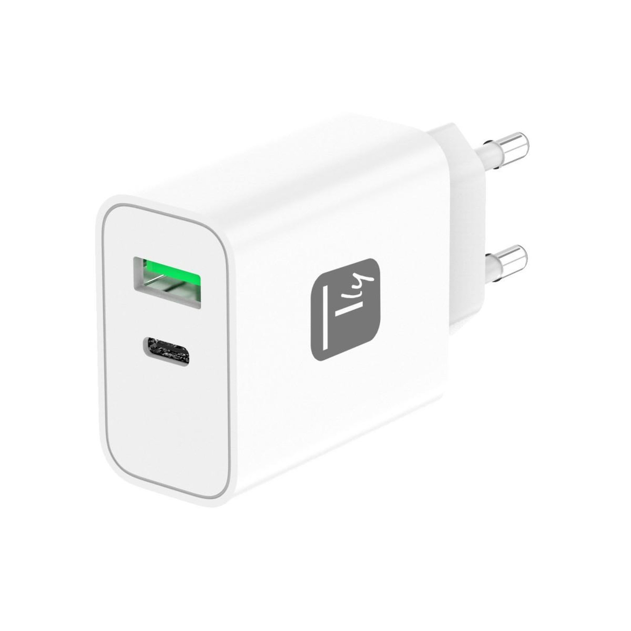 TECHLY Techly ipw-usb-30wacg chargeur d'appareils mobiles universel blanc secteur charge rapide intérieure