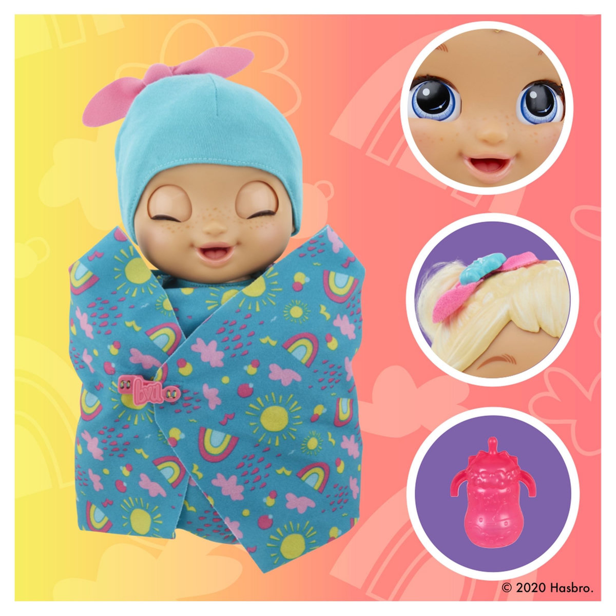 HASBRO Baby Alive Grandit et Parle - Poupée Baby Grows Up