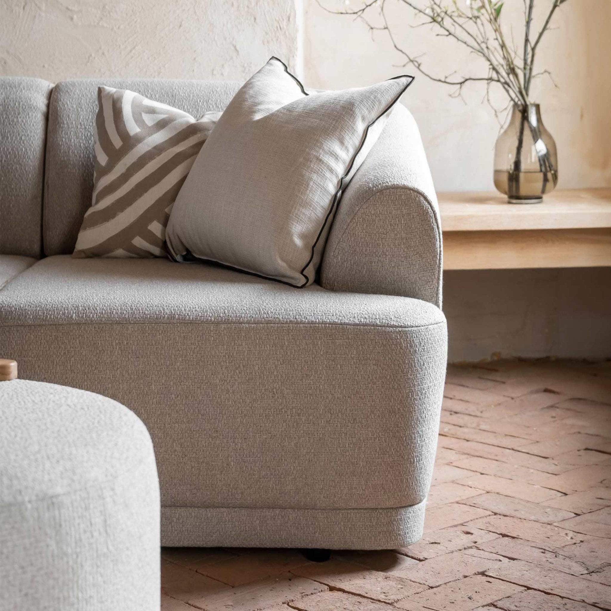 Voir la diapositive 5 : BEST MOBILIER Siena - canapé d'angle gauche - 5 places - en tissu
