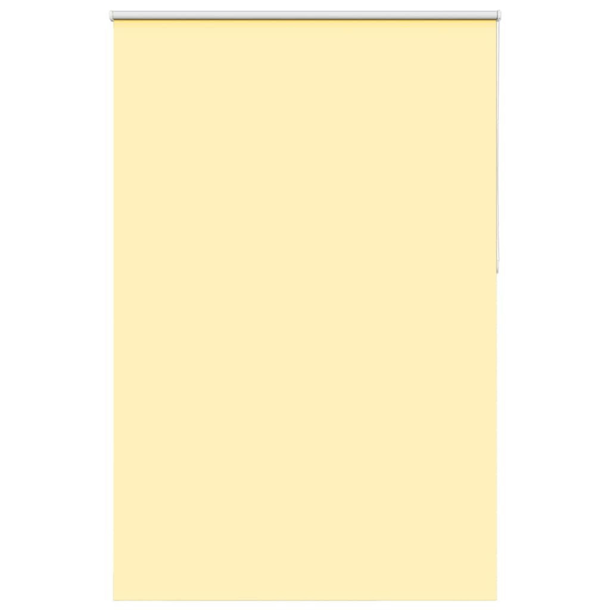 VIDAXL Store enrouleur occultant jaune largeur du tissu 141,6 cm