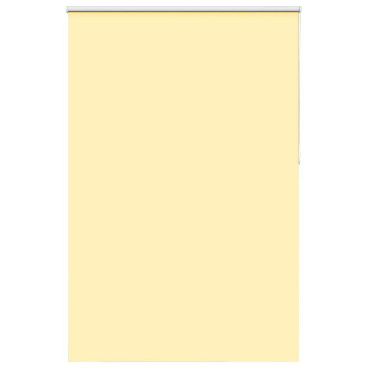 VIDAXL Store enrouleur occultant jaune largeur du tissu 141,6 cm