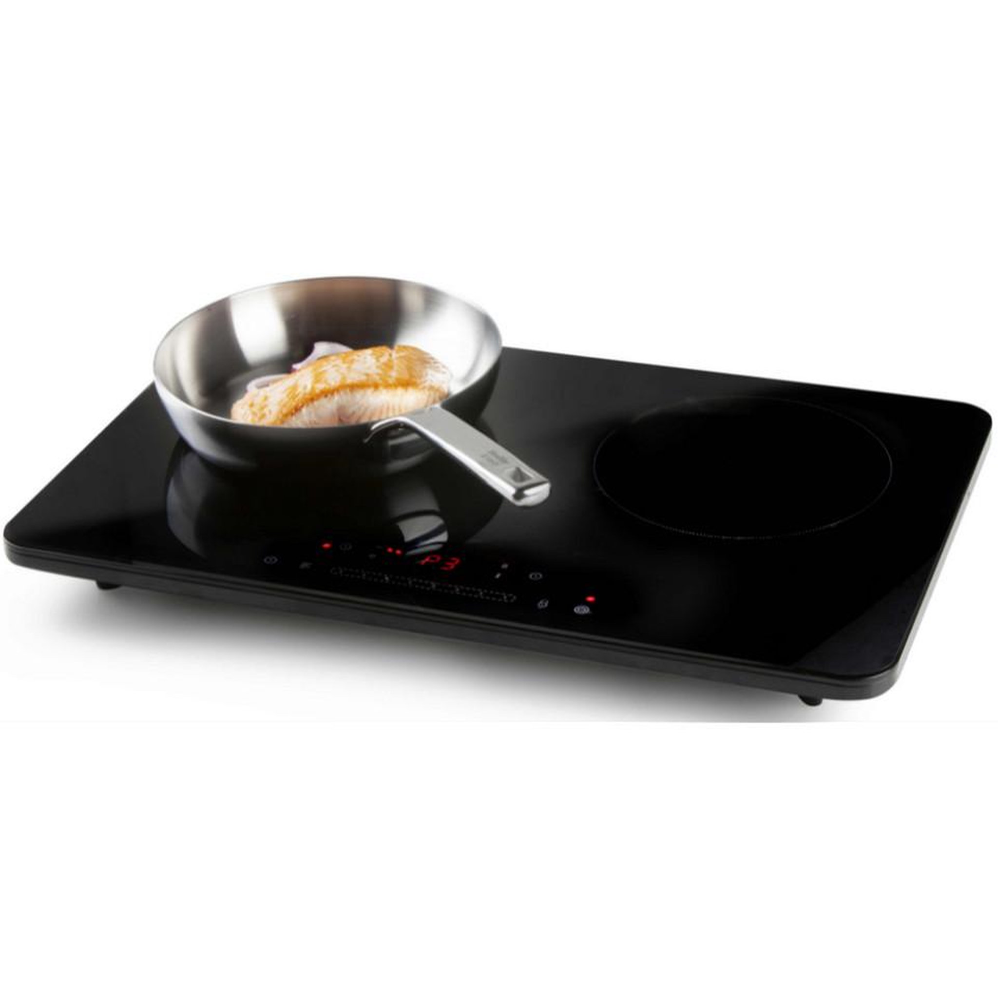 Voir la diapositive 3 : Domo Table de cuisson à induction posable 2 feux 3500w - DO333IP