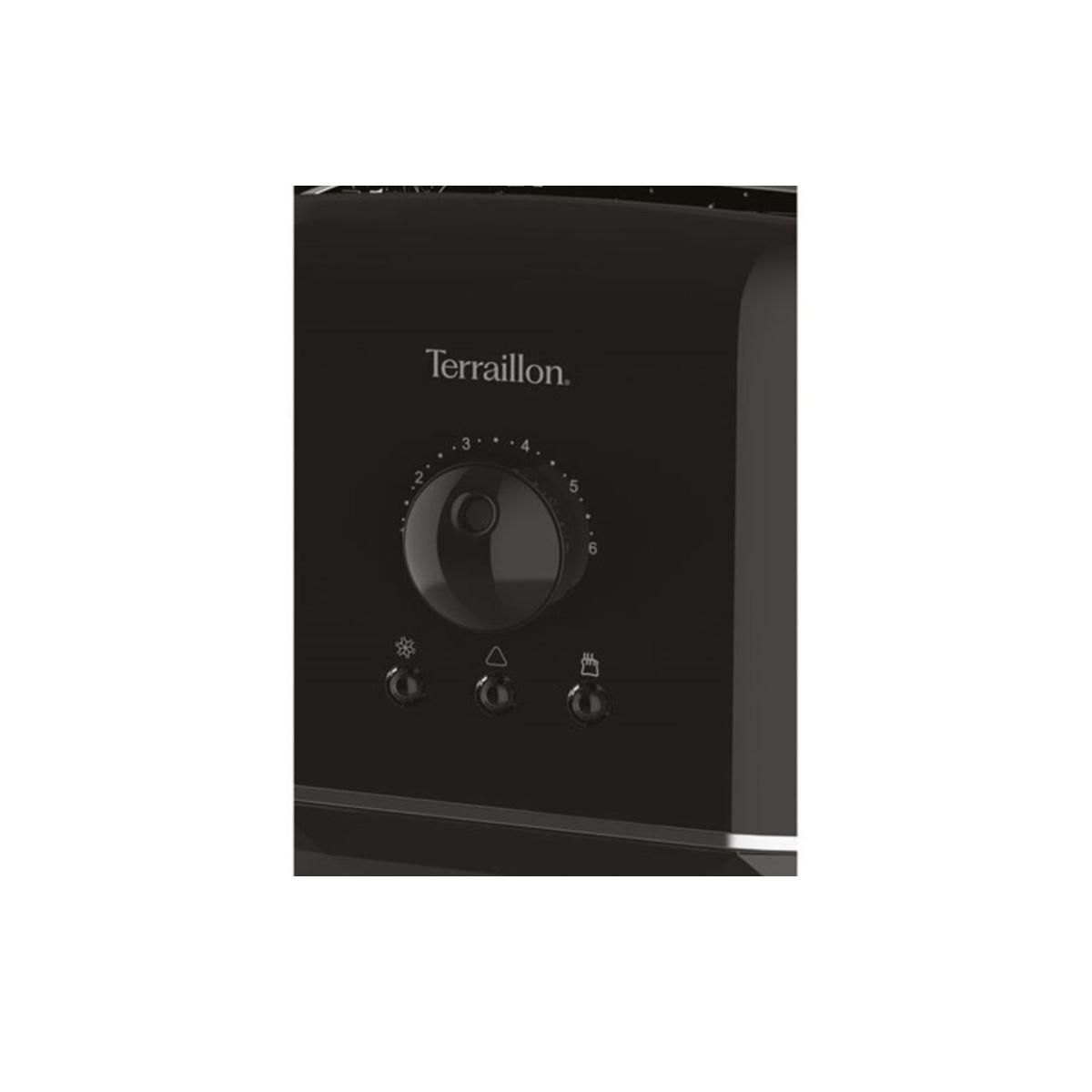 Terraillon Grille-pain 2 fentes 870w noir - 15387