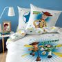 Voir la diapositive 1 : TOY STORY  Parure housse de couette enfant en coton 57 fils TOY STORY 4 ACTION