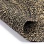 Voir la diapositive 2 : VIDAXL Tapis fait a la main Jute Noir et marron 180 cm