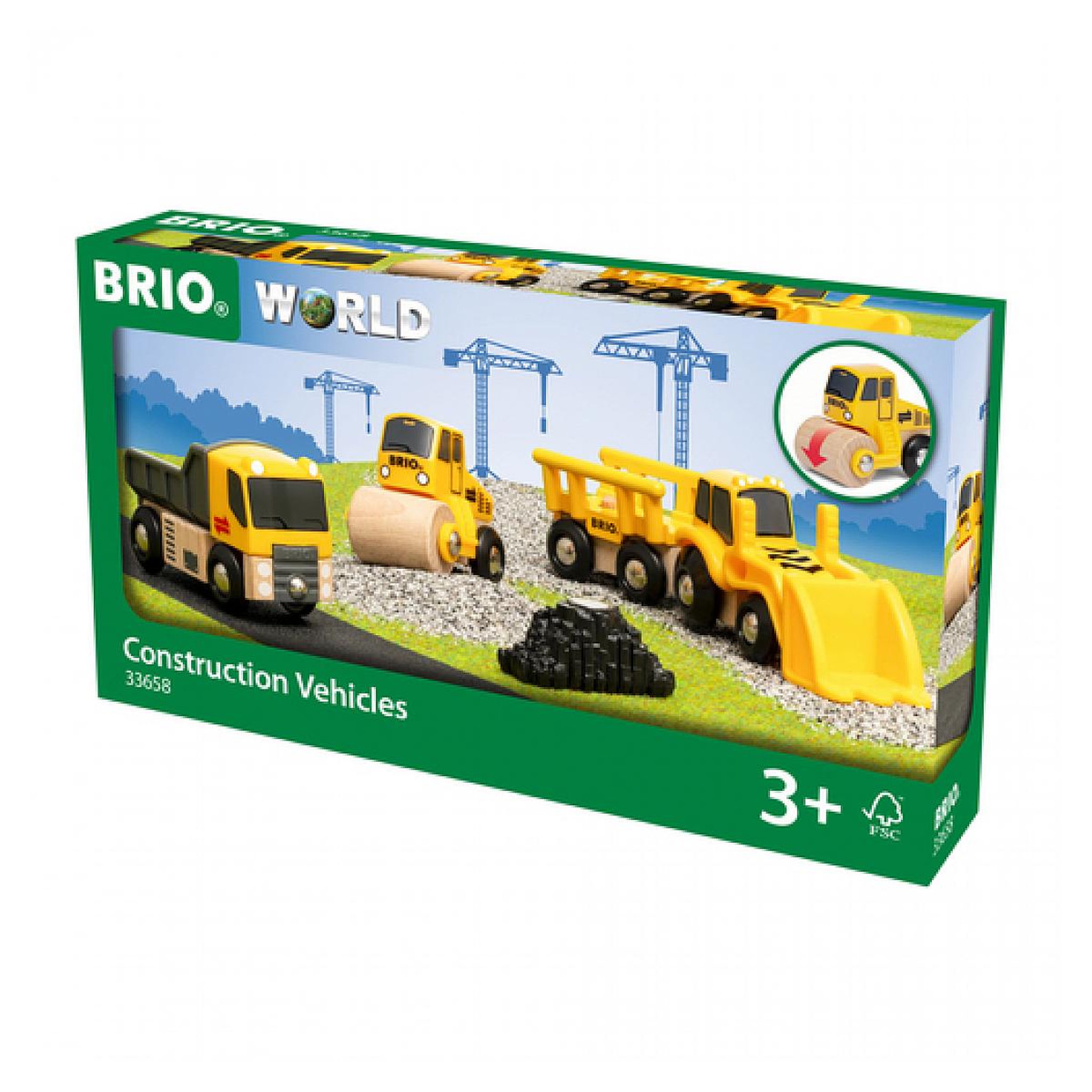 Brio 33658 Coffret de 3 engins de chantier