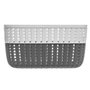 Voir la diapositive 2 : FIVE Panier de Rangement  Bicolore  3,5L Blanc & Gris