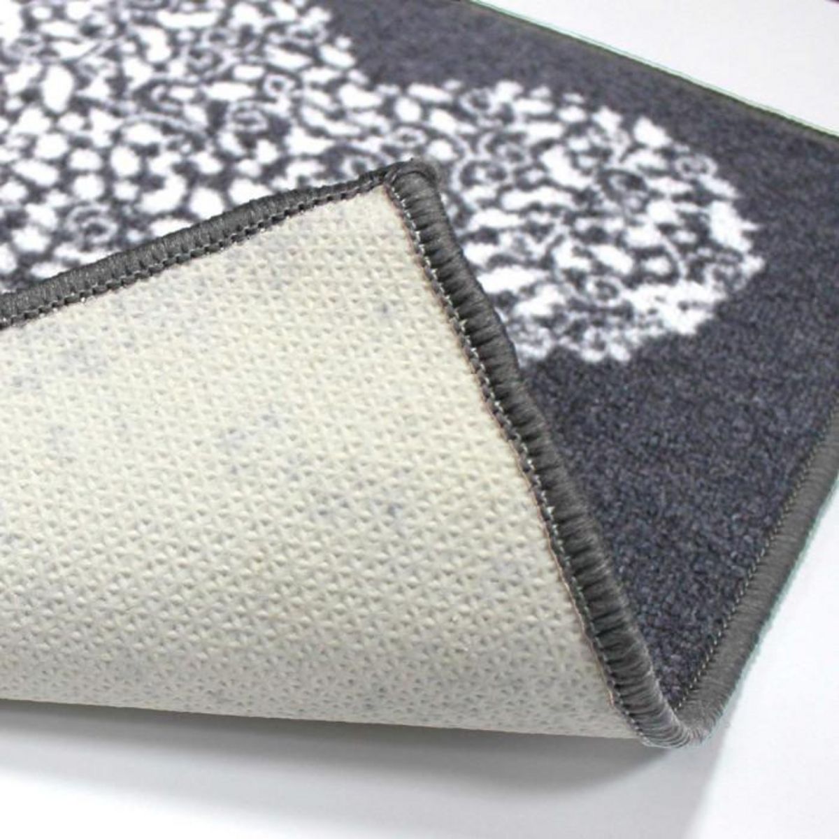 Paris Prix Tapis Déco Multi-Usage  Mathilda  50x120cm Gris