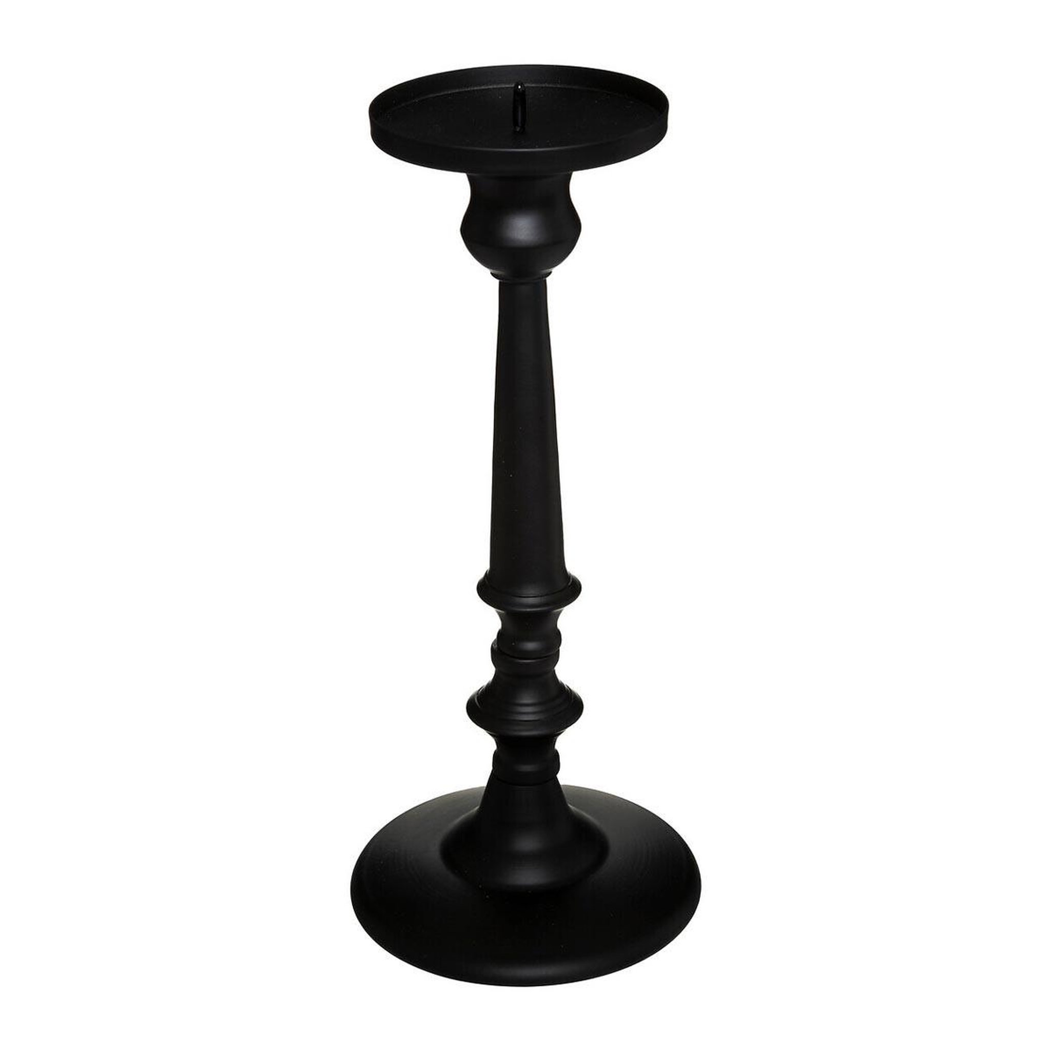 ATMOSPHERA Bougeoir en métal  romance  31cm noir