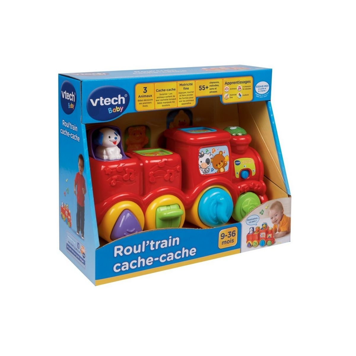 VTECH Roul'train cache-cache