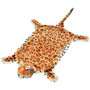Voir la diapositive 1 : VIDAXL Tapis en peluche en forme de leopard 139 cm Marron
